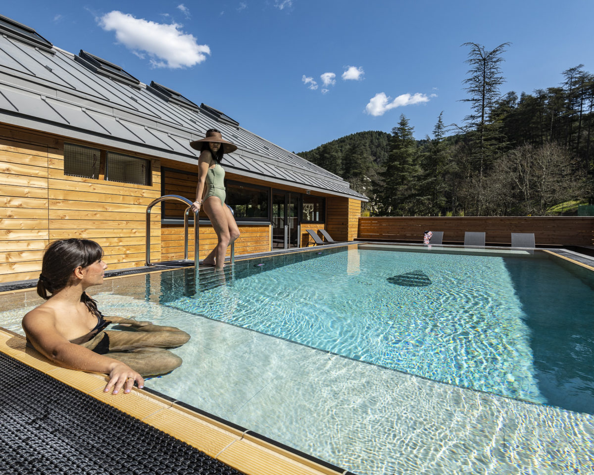 Thermes de Vals-les-Bains, le 25 mars 2021.