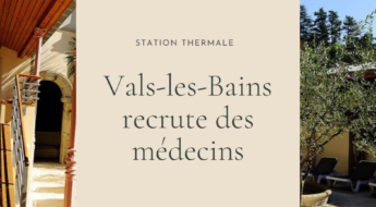 Vals les bains recrute des médecins